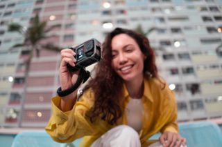 Insta360 Ace Pro 2 in Tilta Xplorer case for street photography