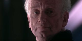 Palpatine telling the story of Darth Plagueis