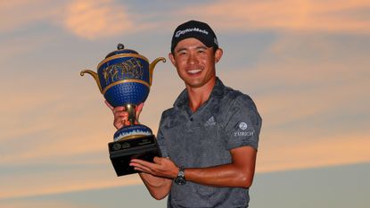 Collin Morikawa after winning the final round of the 2021 World Golf Championships-Workday Championship 