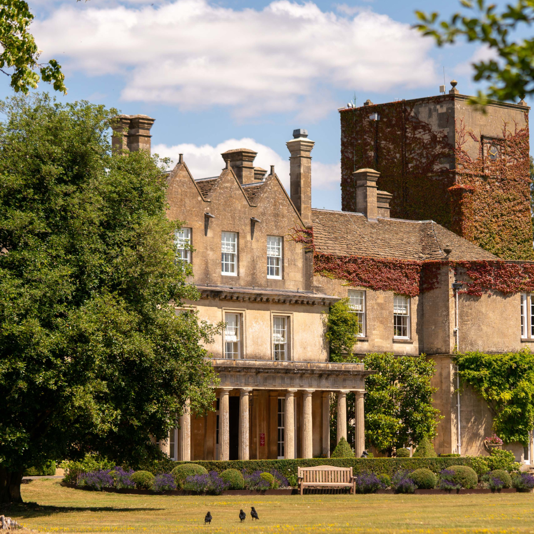 The exterior of the Lucknam Park estate