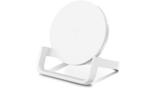 A Belkin Boost Up Wireless Charging Stand