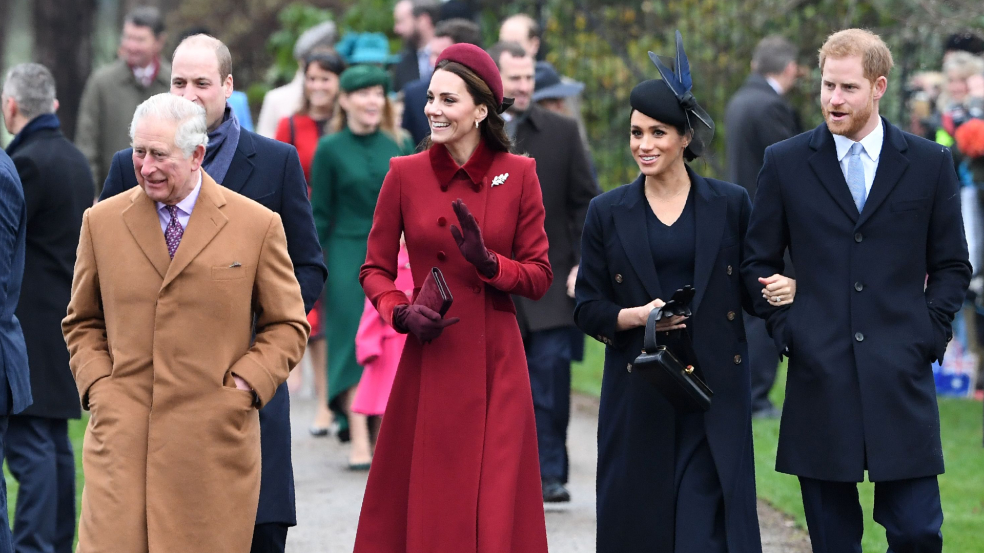 The Royal family at Christmas in Sandringham