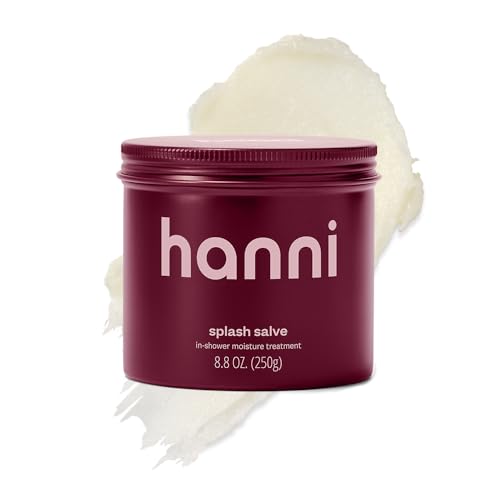 Hanni Splash Salve Body Mask, In-Shower Moisturizer With Coconut, Jojoba, Shea Butter &amp;amp; Glycerin, Deep Conditioning for All Skin Types, 250 Ml / 8.8 Oz