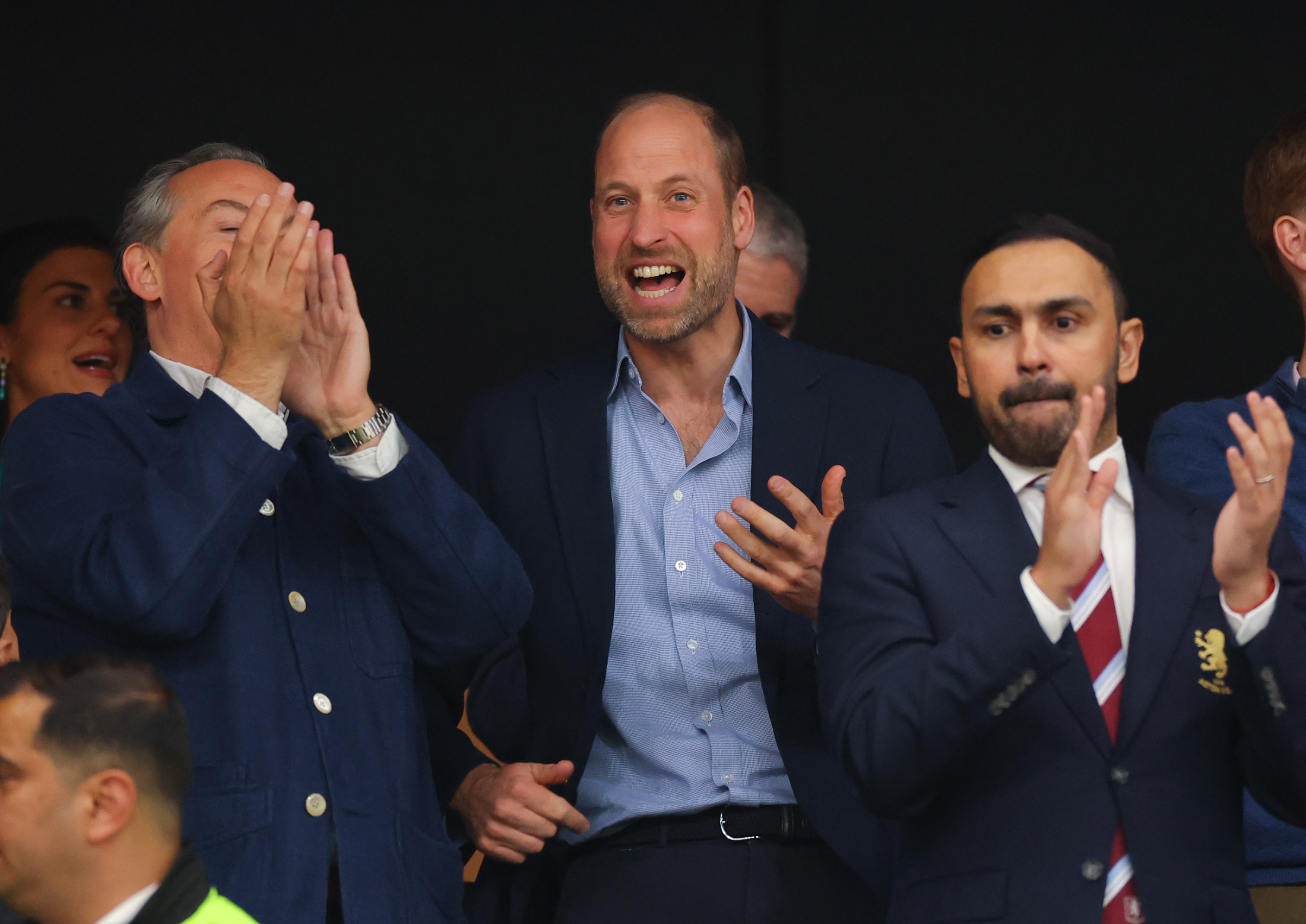 William, Prince of Wales in attendance during the UEFA Europa League Final 2026 match between SC Freiburg and Aston Villa FC at Besiktas Park on May 20, 2026 in Istanbul, Turkey