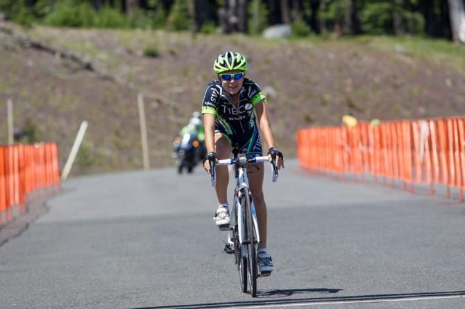 Krista Doebel-Hickok (TIBCO) wins stage 3 in Bend.