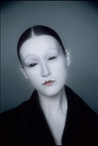 Serge Lutens photograph of model's face
