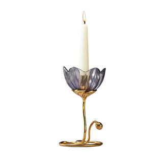 Antique inspired candle holder