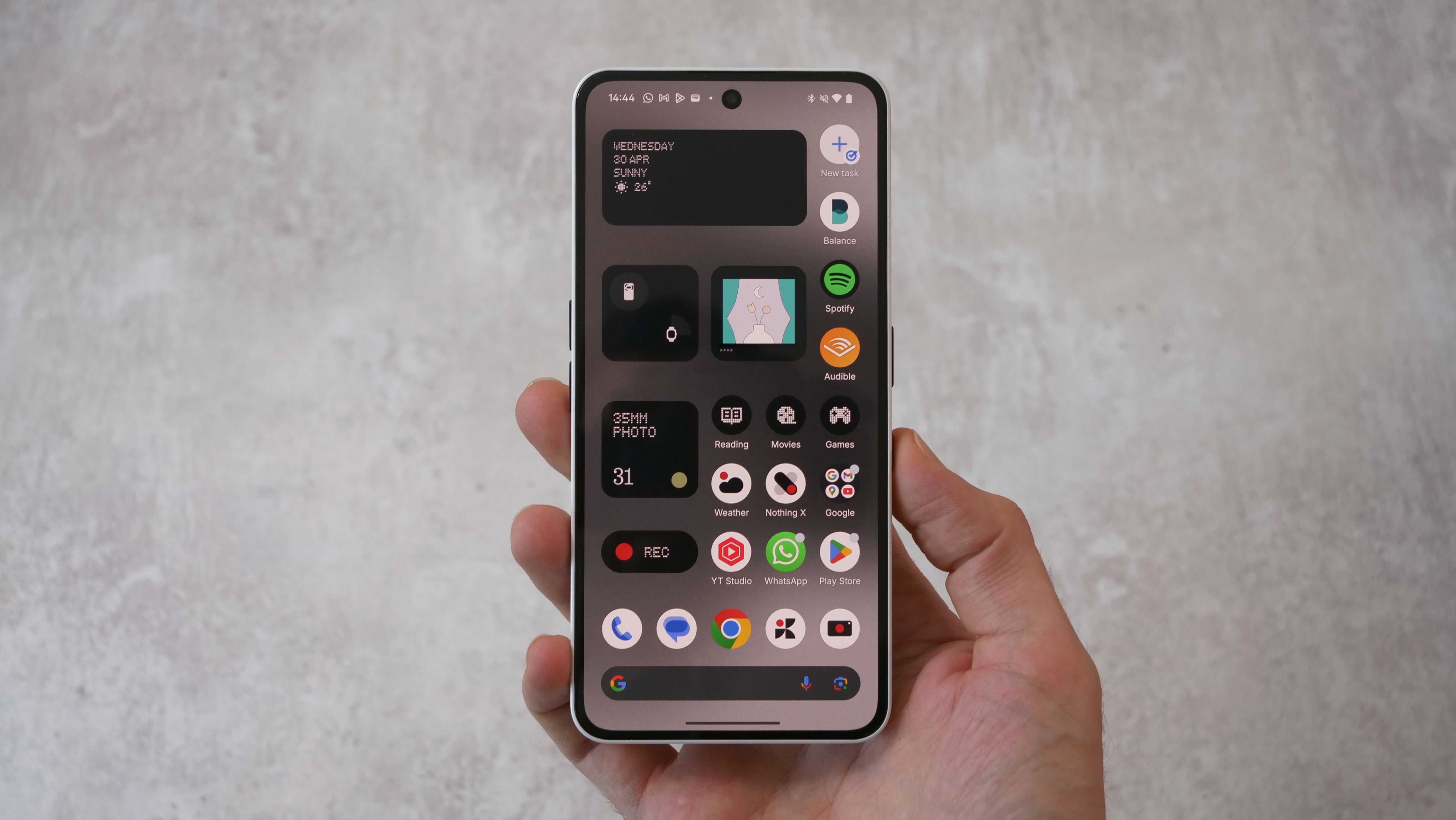 A photo of the Nothing Phone 3a