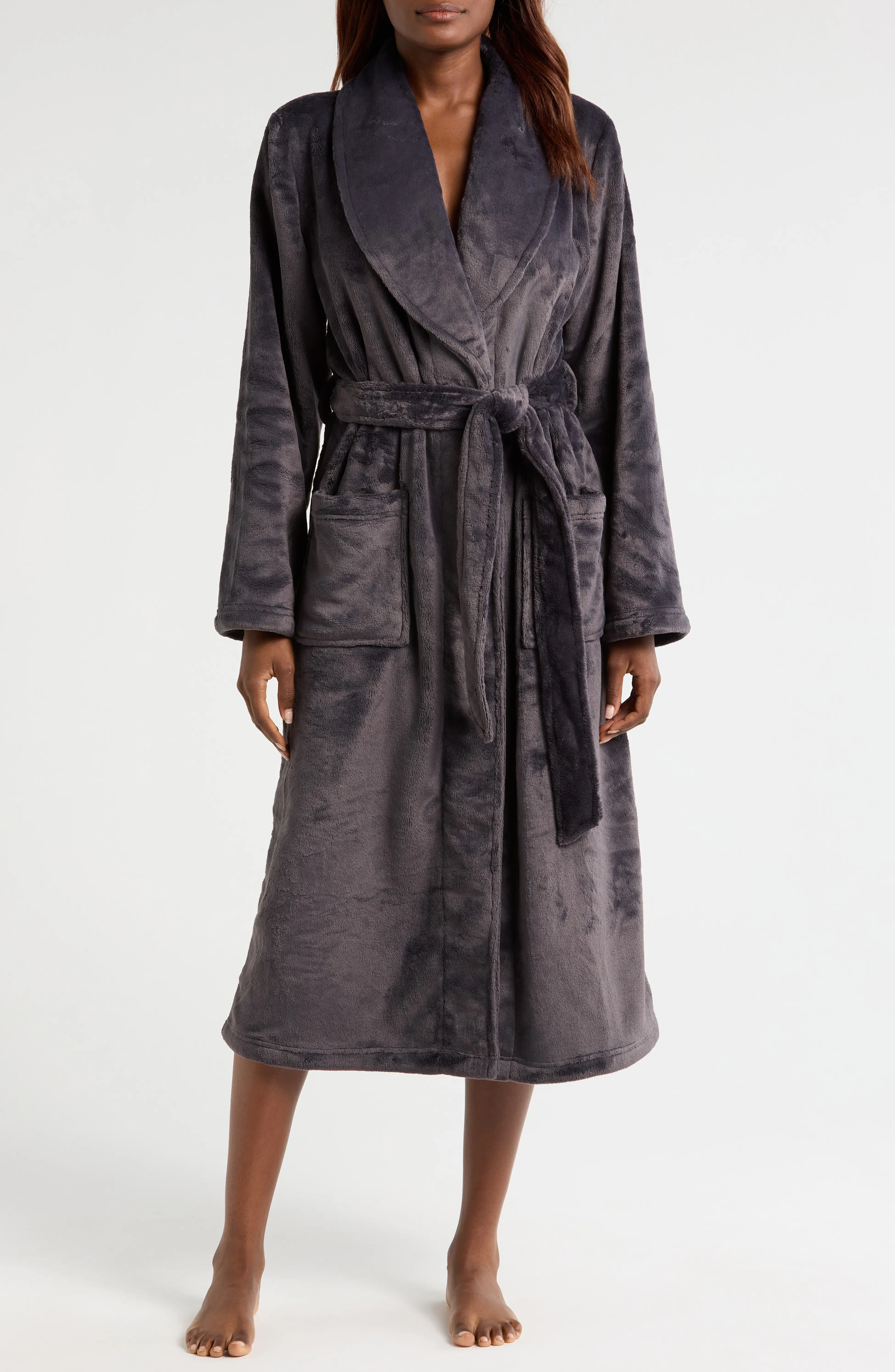 Nordstrom, Shawl Collar Plush Longline Robe (Was $79)