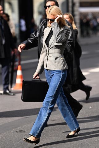 Kendall Jenner walking in Paris