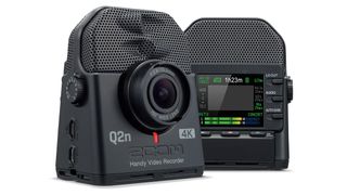 Pair of Zoom Q2N-4K video recorders, showing back and front of the devices