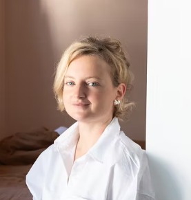 A headshot of Camille Saucereau Architect HMONP. Designer