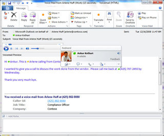 Voicemail and SMS