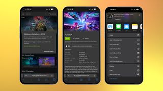 Geforce Now on iPhone