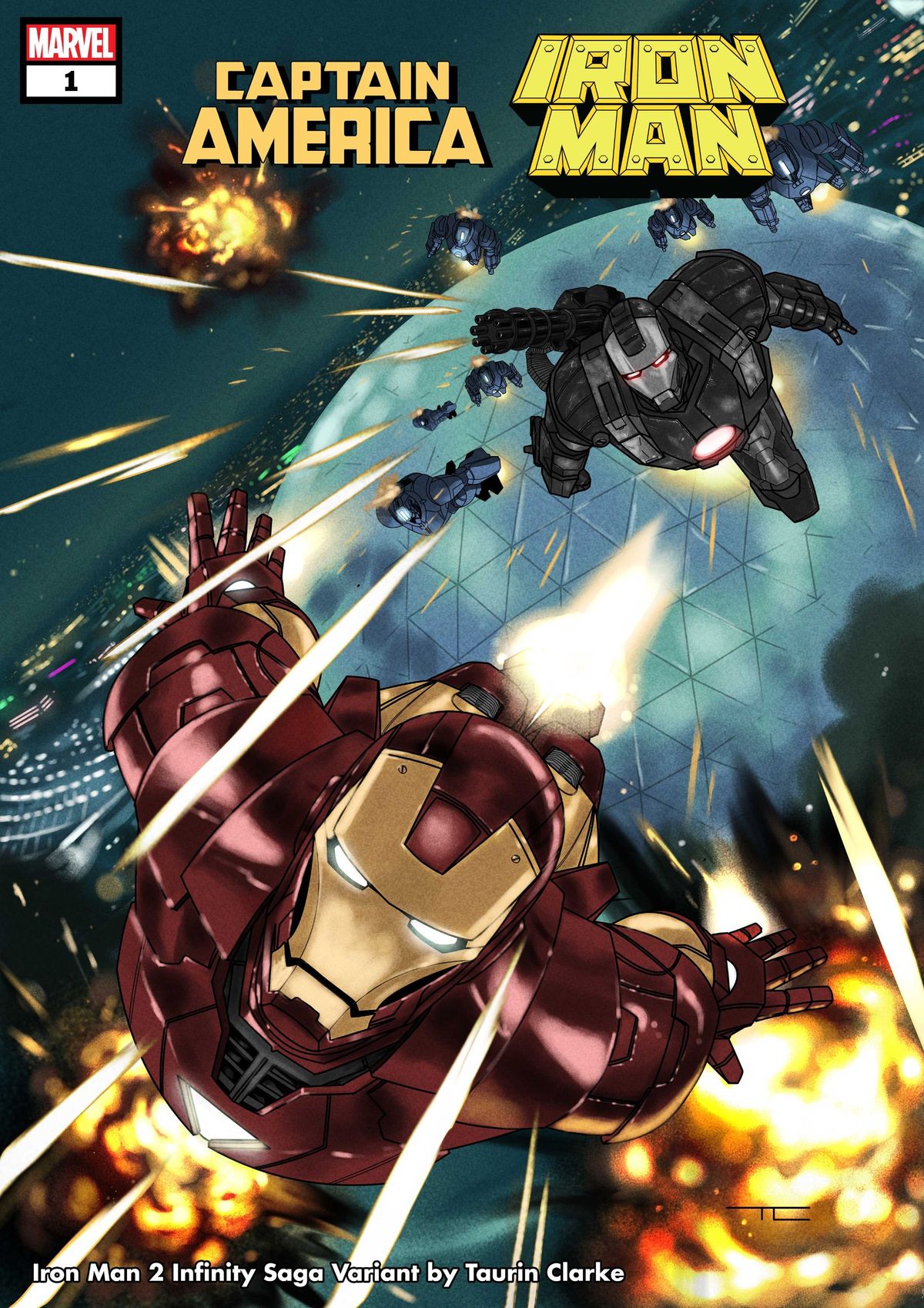 Marvel's Infinity Saga Phase 1 variant cover