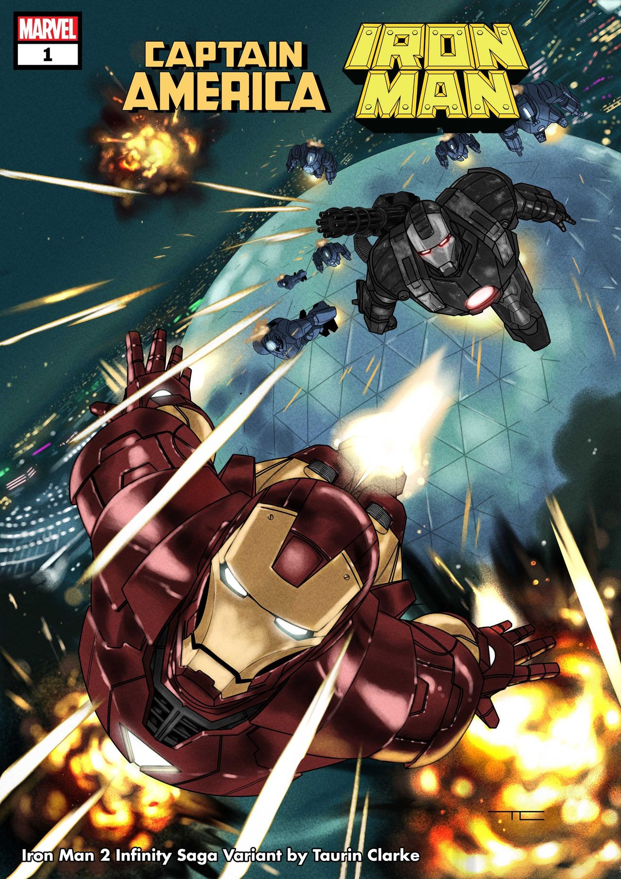 Marvel's Infinity Saga Phase 1 variant cover