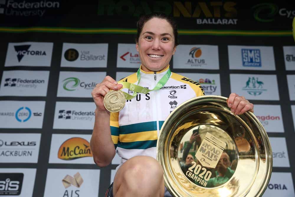 Hosking on the podium