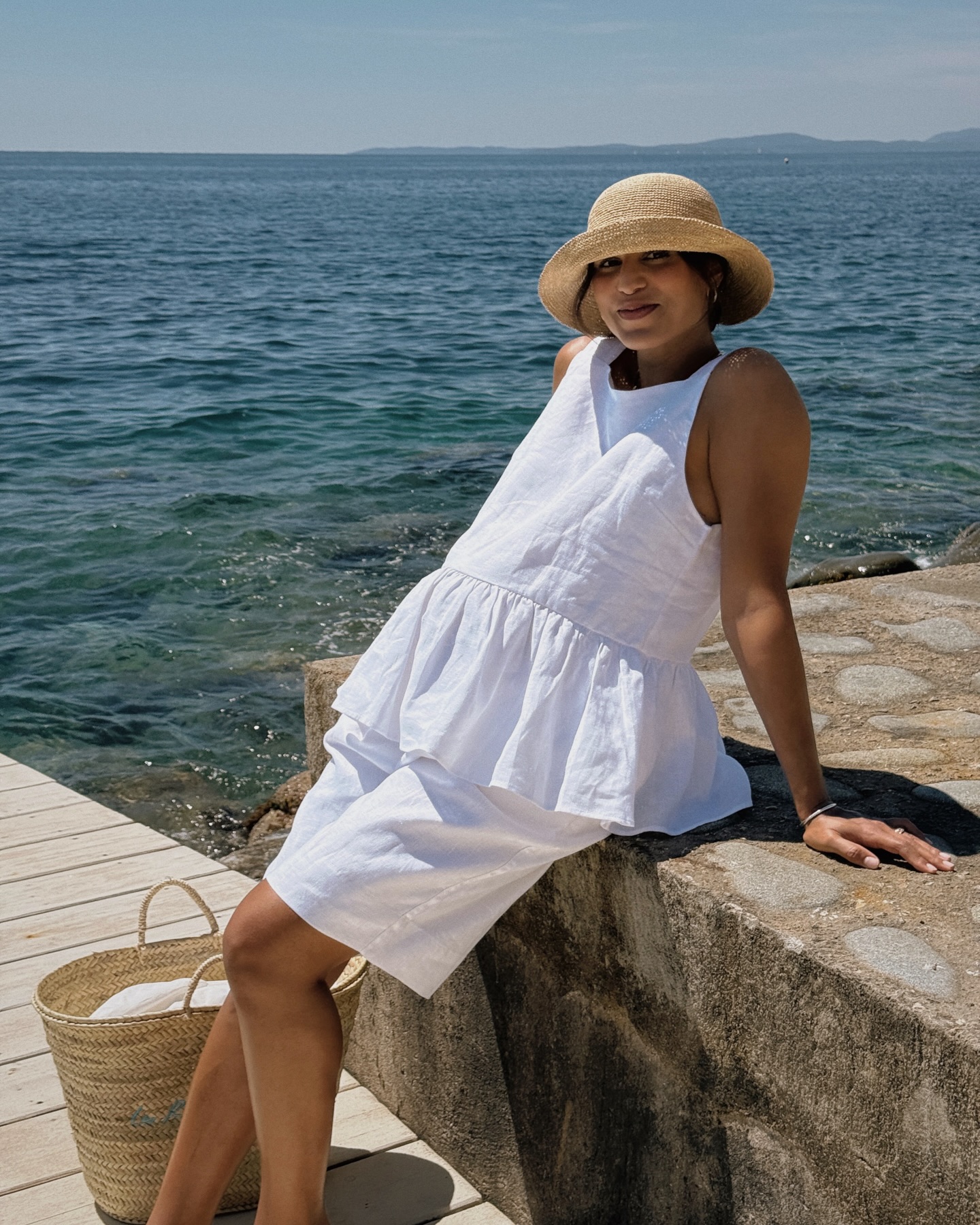 An image of @theindiaedit wearing a DISSH set, an Australian fashion brand to know.
