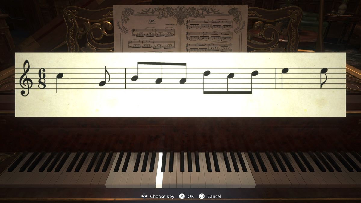 resident evil village piano puzzle