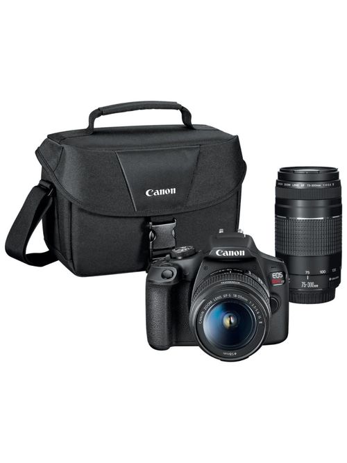 EOS Rebel T7 DSLR with Two Lens Bundle