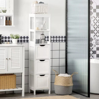 Narrow bathroom cabinet with 3 drawers and 2-tier shelf | $120.99 at Target