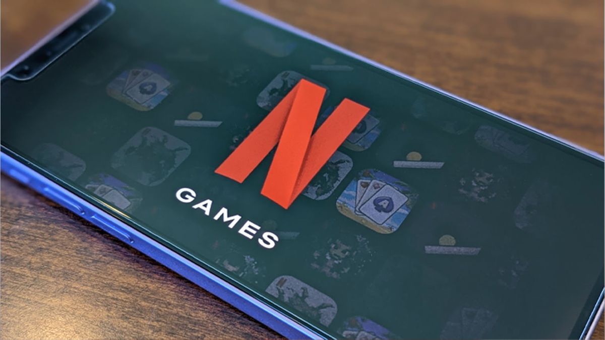 Netflix Games logo on iPhone