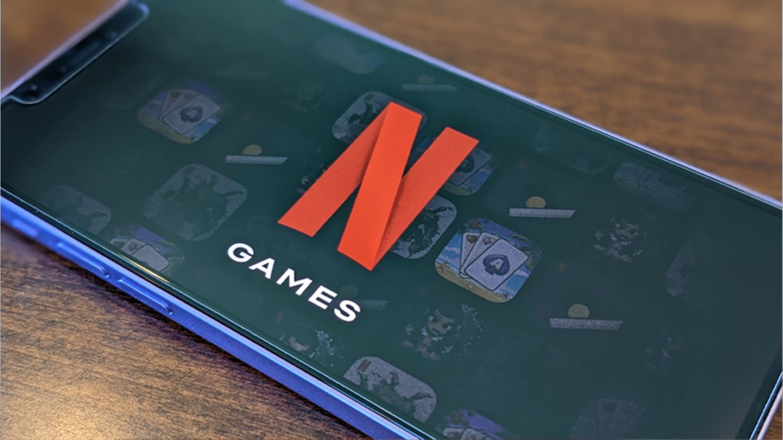 Netflix Games logo on iPhone
