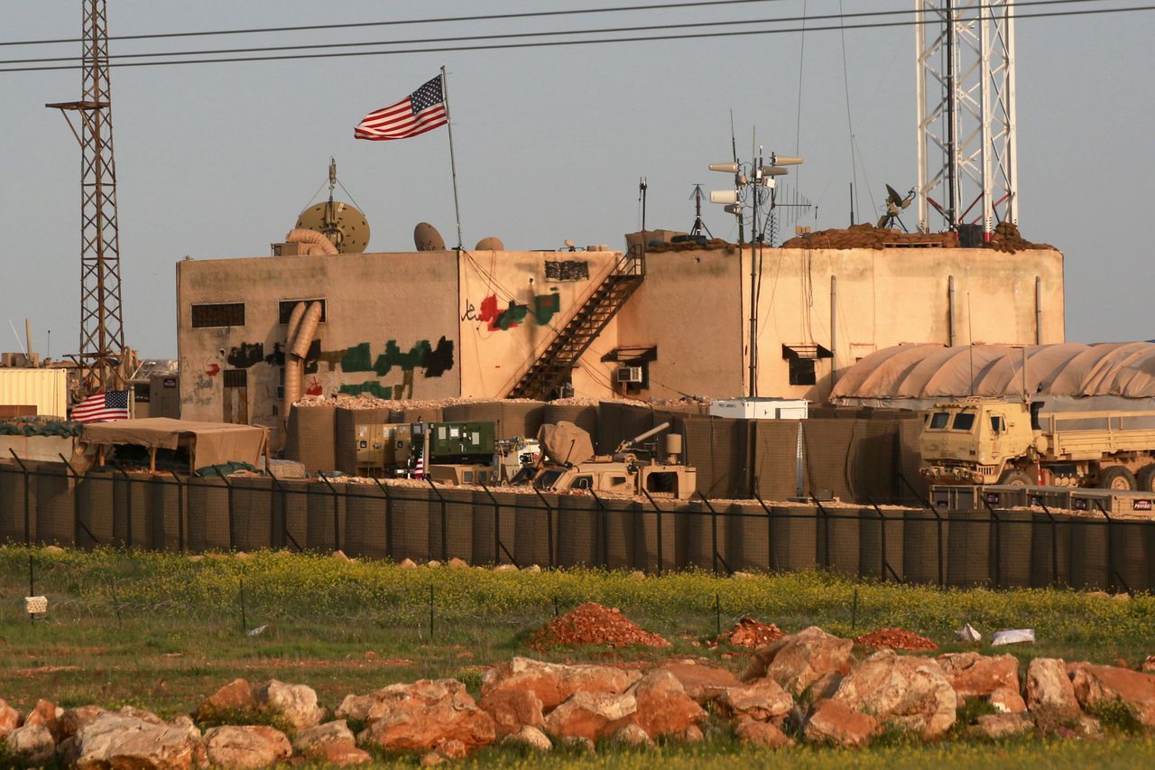 A U.S. military base in Syria.