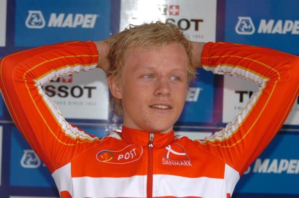 Mads Wurtz Schmidt just after he realised he was the new world champion