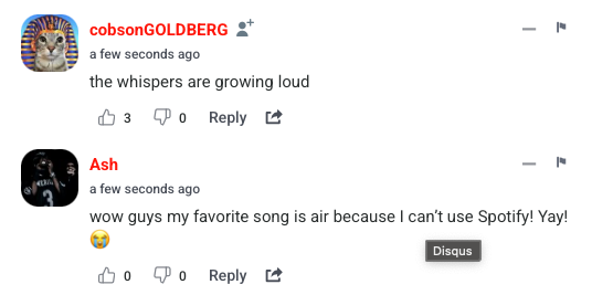 Down Detector comments