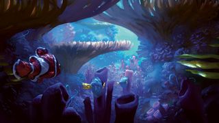 Shelly Wan worked on creating concepts for the coral reef in the film.