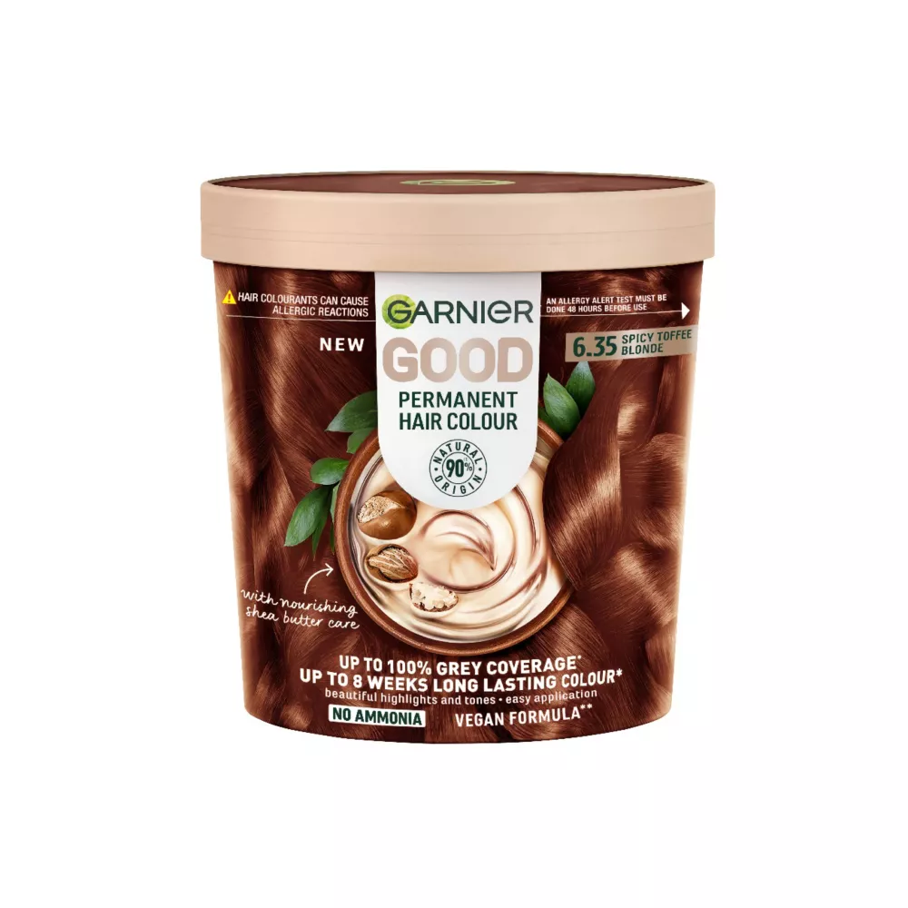 Garnier Good Permanent Hair Dye (shade: 6.35 Spicy Toffee Blonde)
