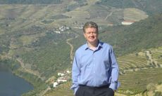 Christian Seely above Romaneira