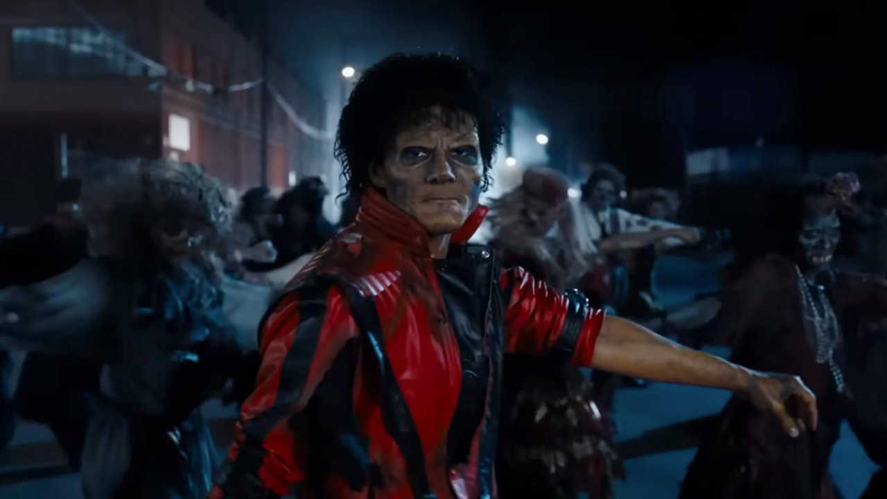 Jafaar Jackson in the Thriller makeup in Michael