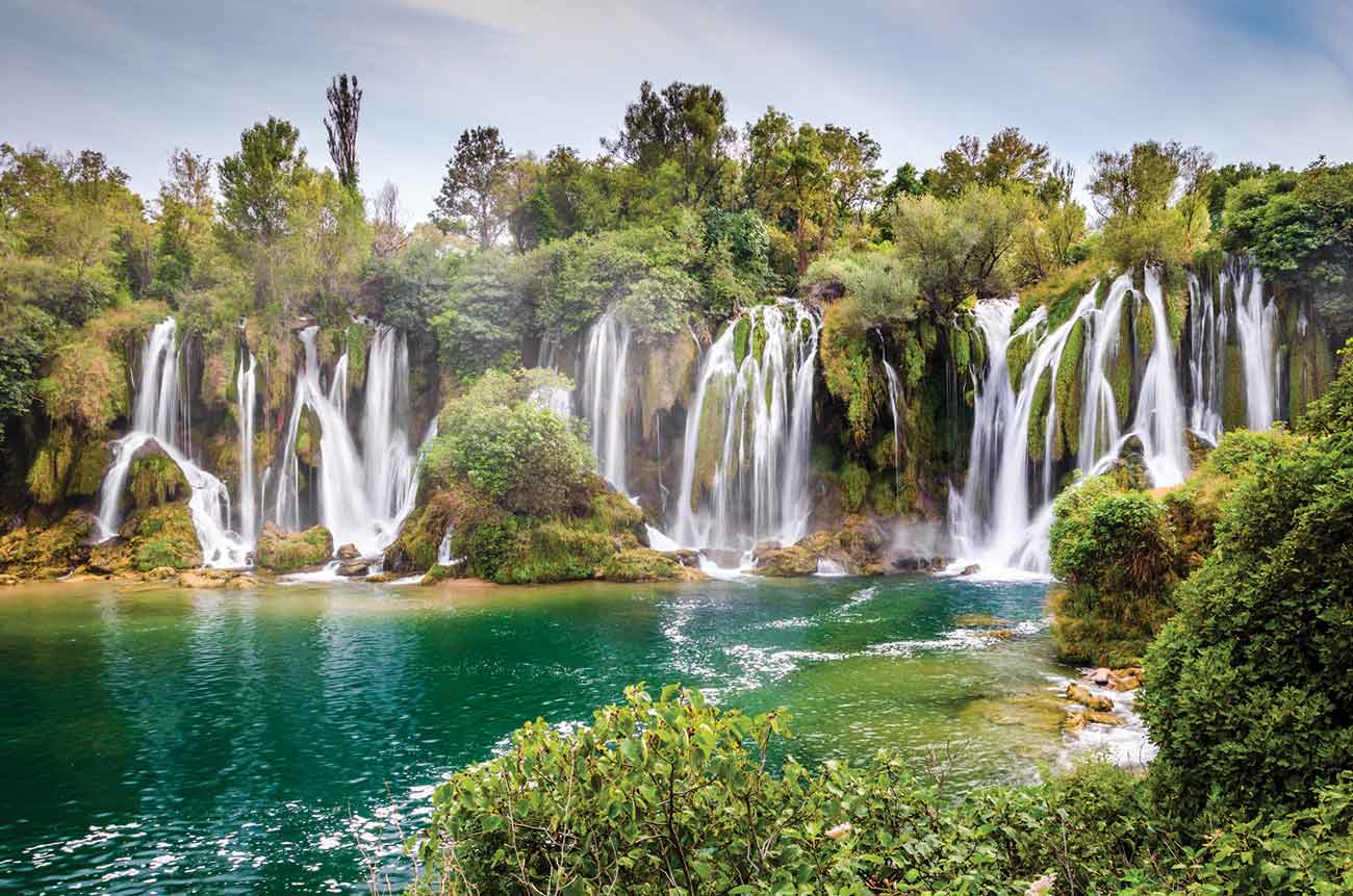 The waterfall of Kravica