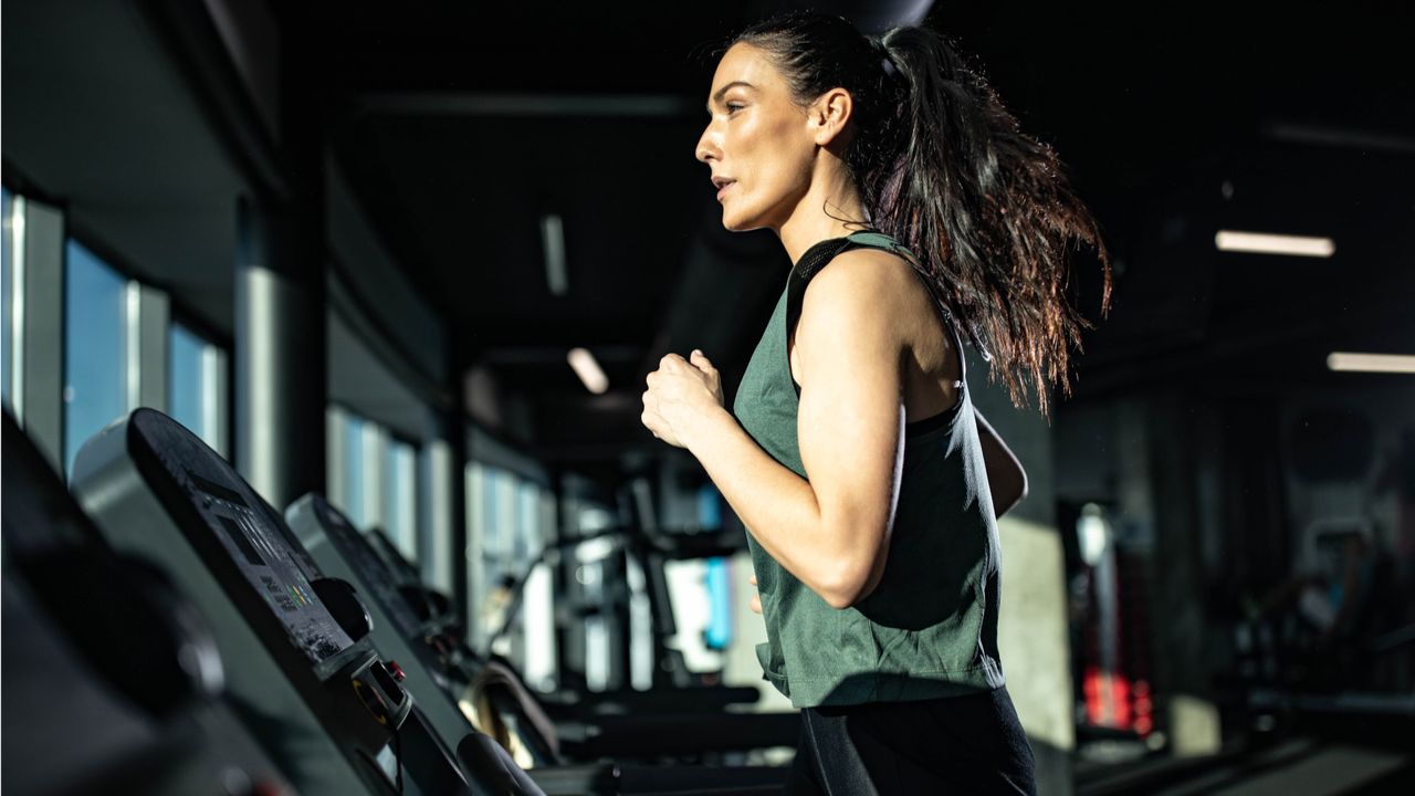 Woman on the best treadmills