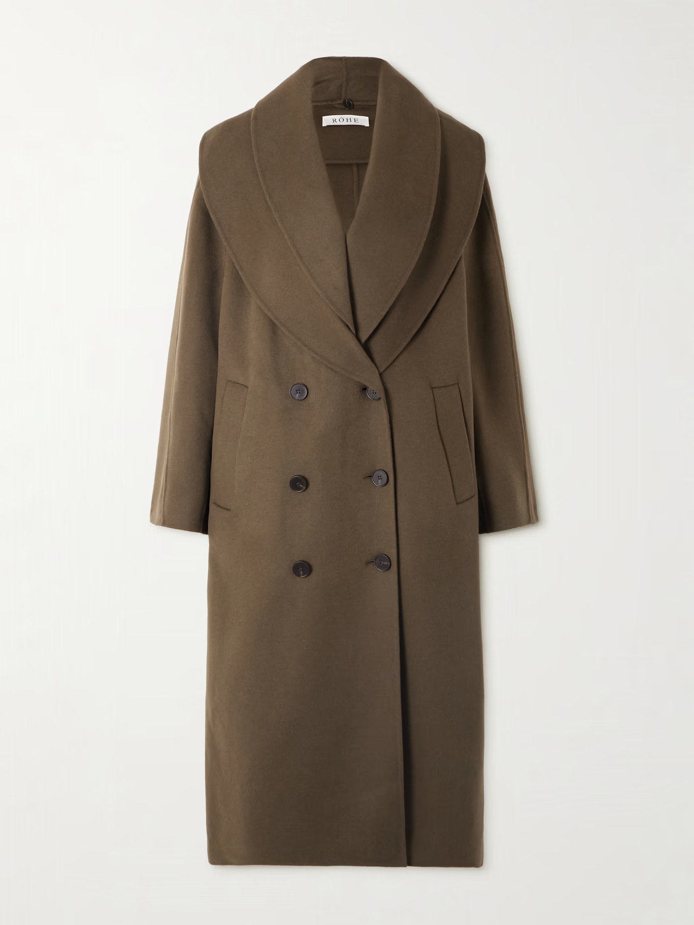 An image of a Roh&amp;eacute; scarf coat.