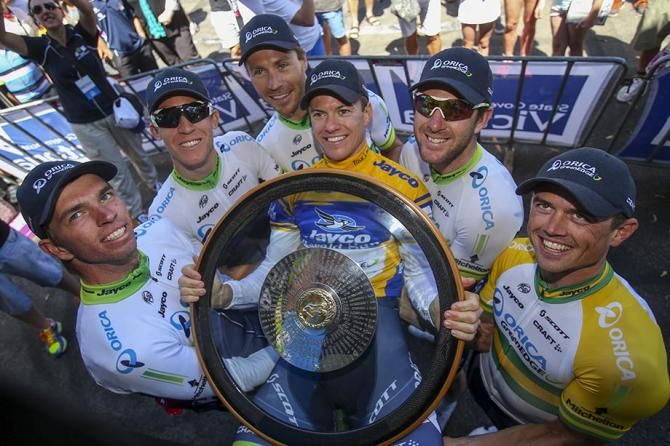 Orica-GreenEdge had a successful race claiming the team classification top prize as well as the gc