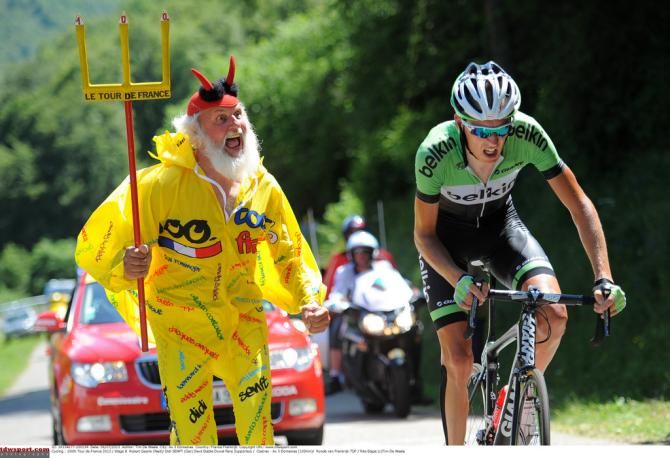 Didi the Devil and Robert Gesink on stage 8