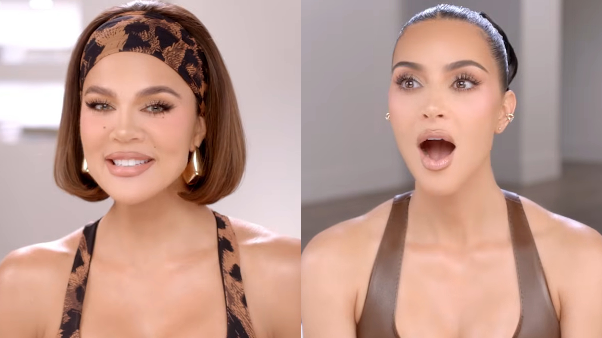 Khloe Kardashian and Kim Kardashian are shown in the trailer for The Kardashians Season 8.