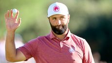 Jon Rahm acknowledges the crowd at the Open de Espana