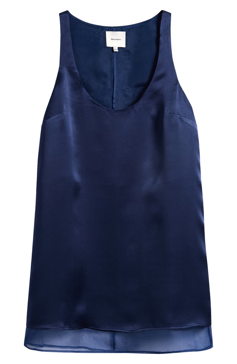 Idra Scoop Neck Silk Dress