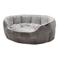 Pets at Home Highlander Snow Oval Dog Bed Grey | RRP: £40.00 | Now: £28.00 | Save: £12.00 (30%) at Pets at Home