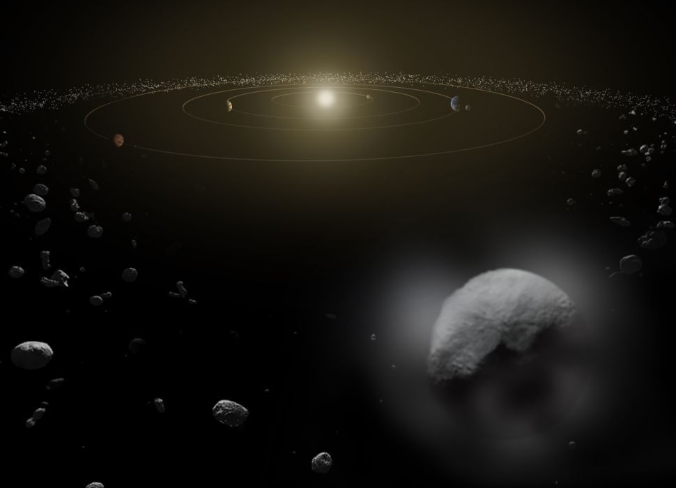 The Asteroids Might Remember a Forgotten Giant Planet