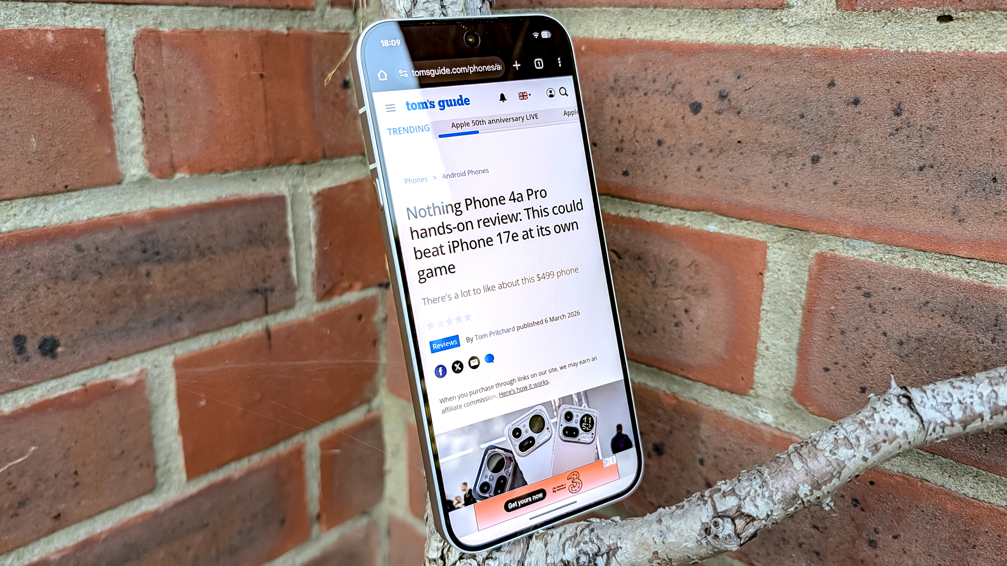 Nothing Phone 4a pro review images
