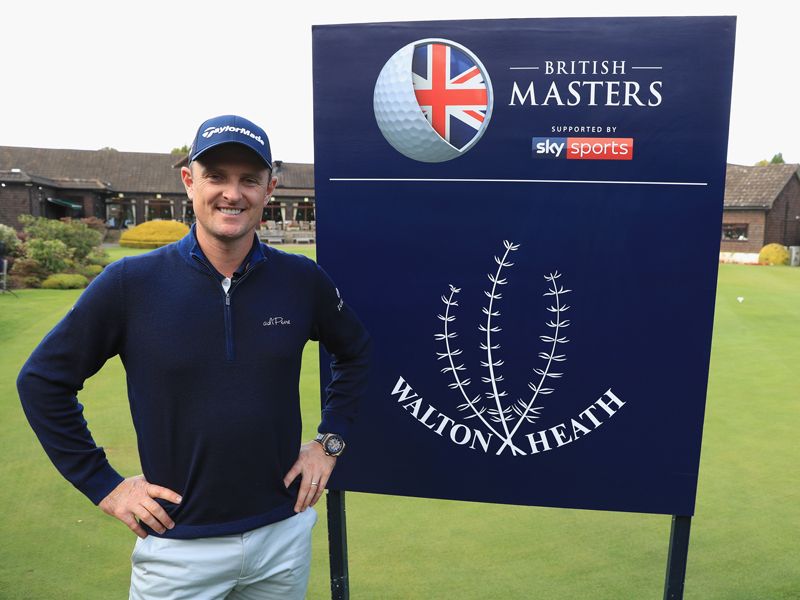 Justin Rose hosts Sky Sports British Masters at Walton Heath