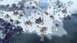 A screenshot of Northgard, one of the best RTS games ever made.