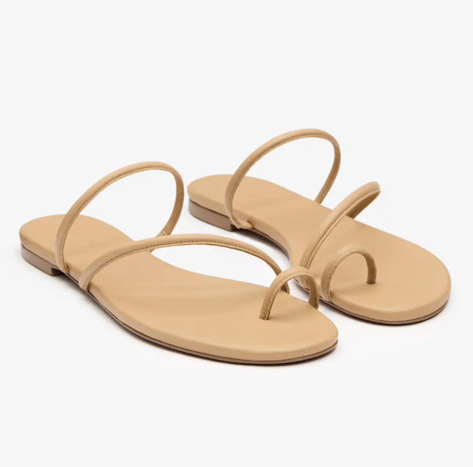 Ludo Toe Ring Strappy Flat Sandal
