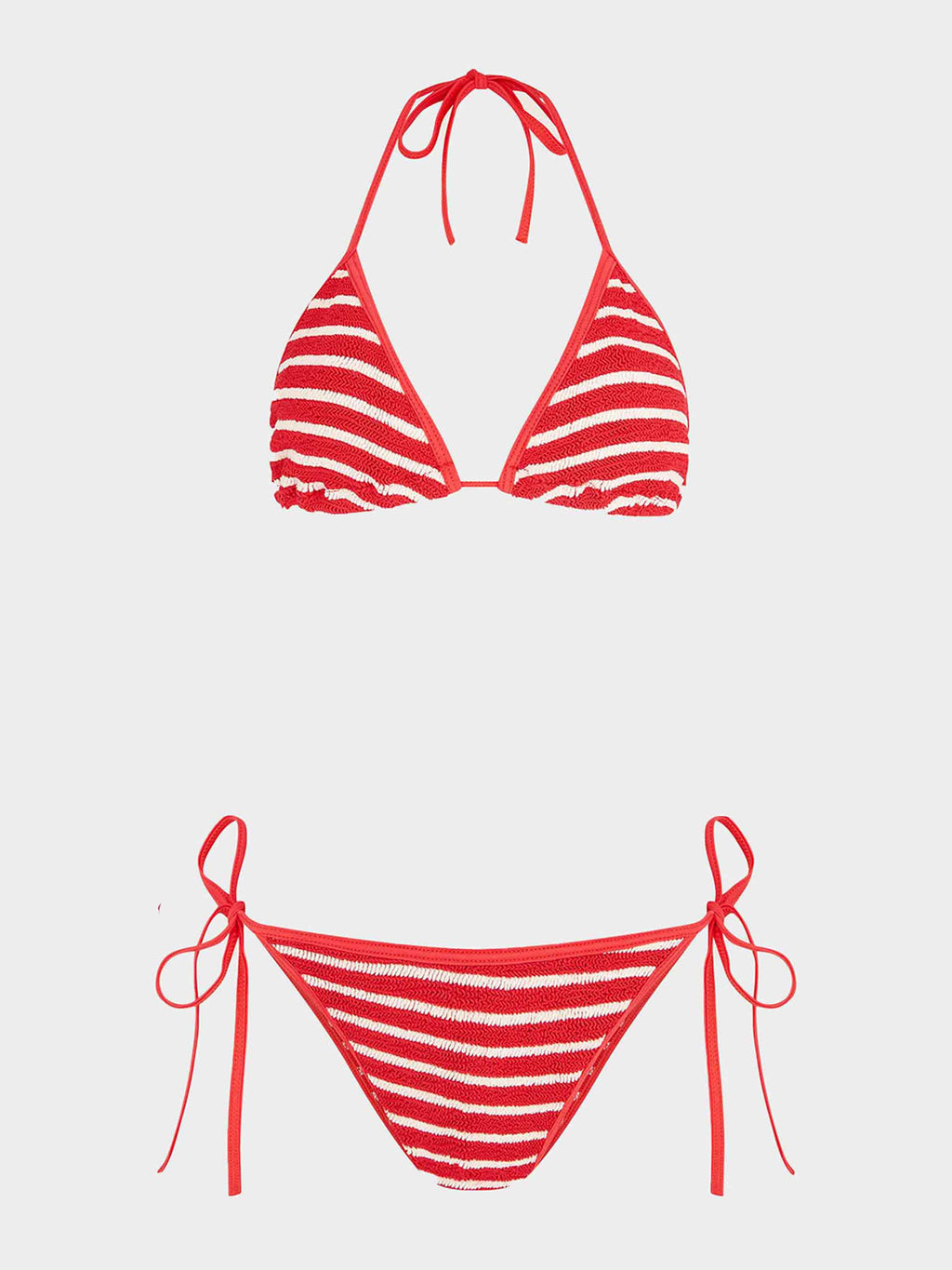 Gina Bikini - Red/white Stripe
