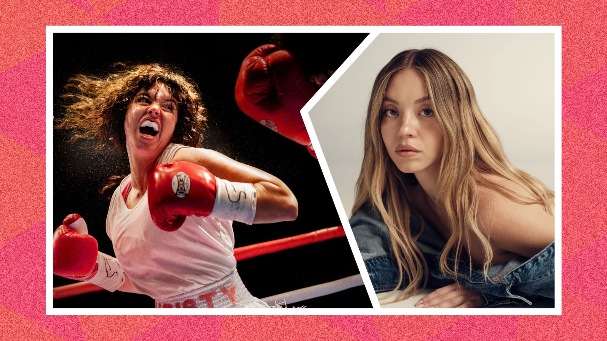 The actress Sydney Sweeney in the movie Christy